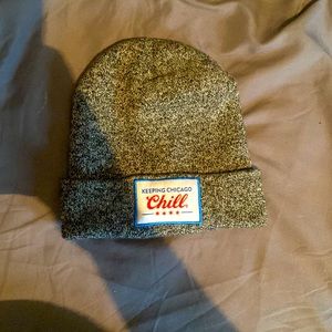 Coors light beanie “keeping Chicago chill”